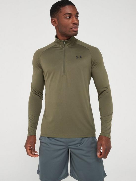 UNDER ARMOUR KOSZULKA SPORTOWA Z ZAMKIEM TECH 2.0 