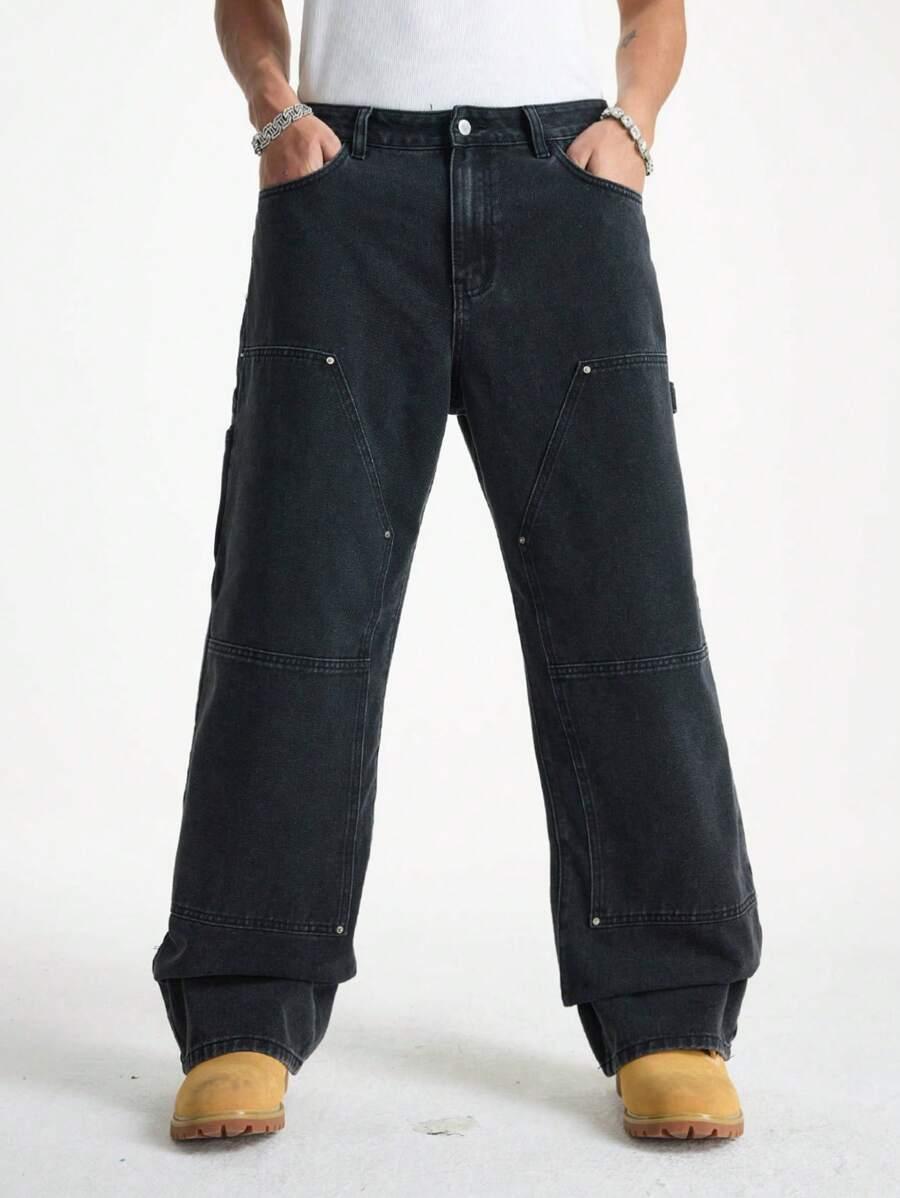 czarne spodnie jeans