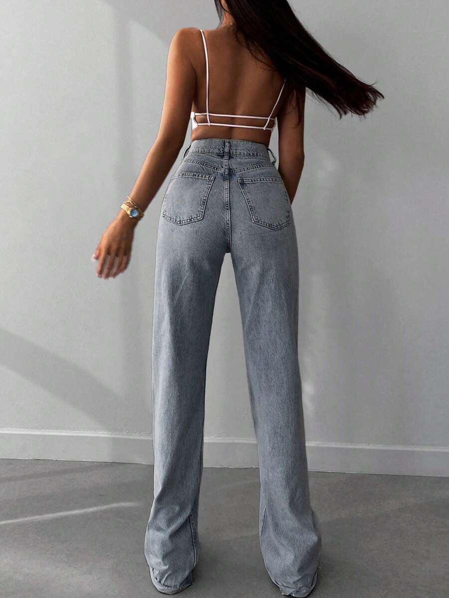NIEBIESKIE SPODNIE JEANS