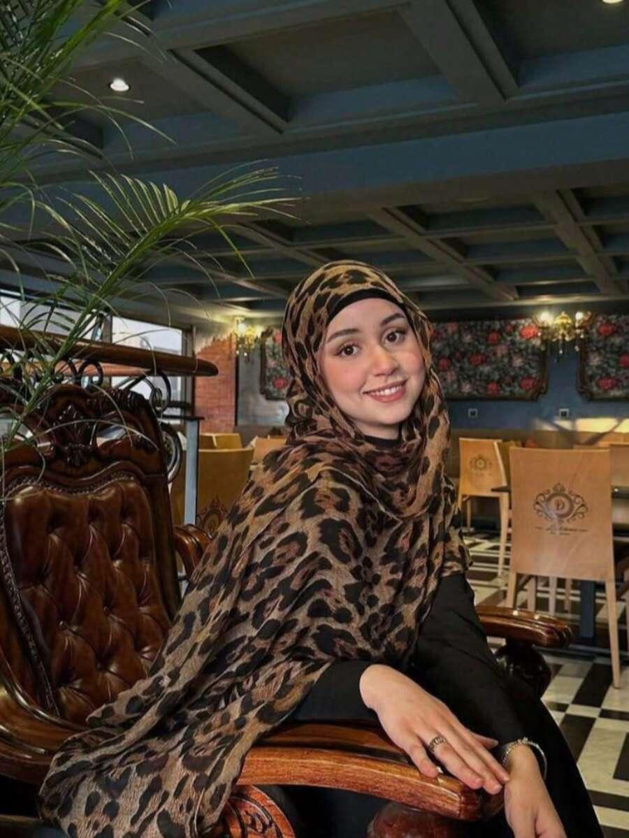 szal animal print