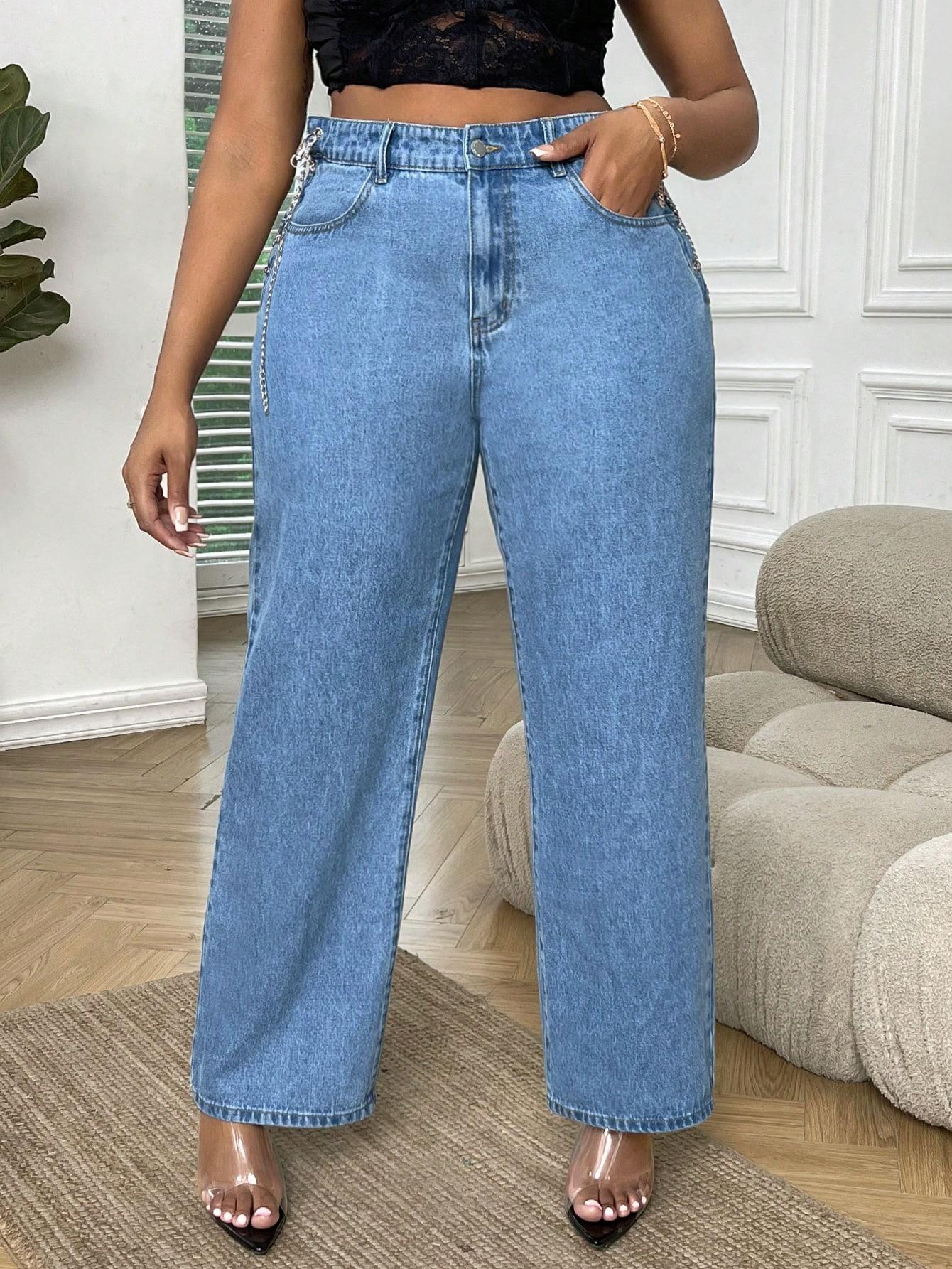 niebieskie spodnie jeans wysoki stan 