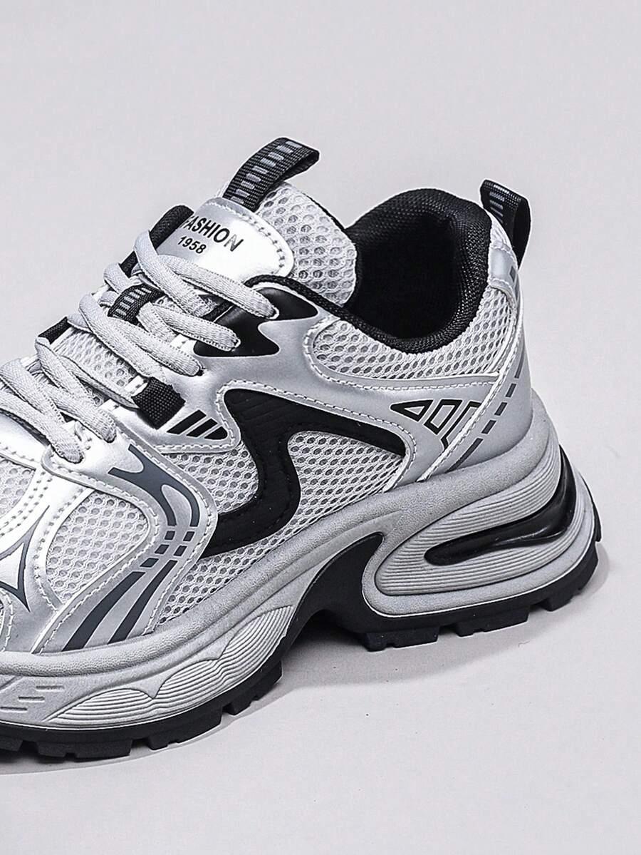srebrne buty sportowe