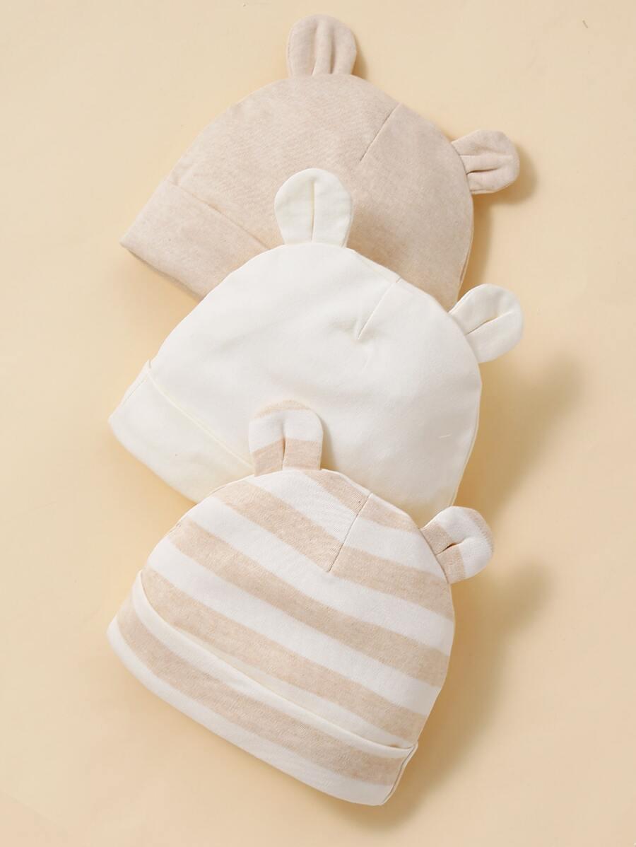 czapeczka miś 3-pack