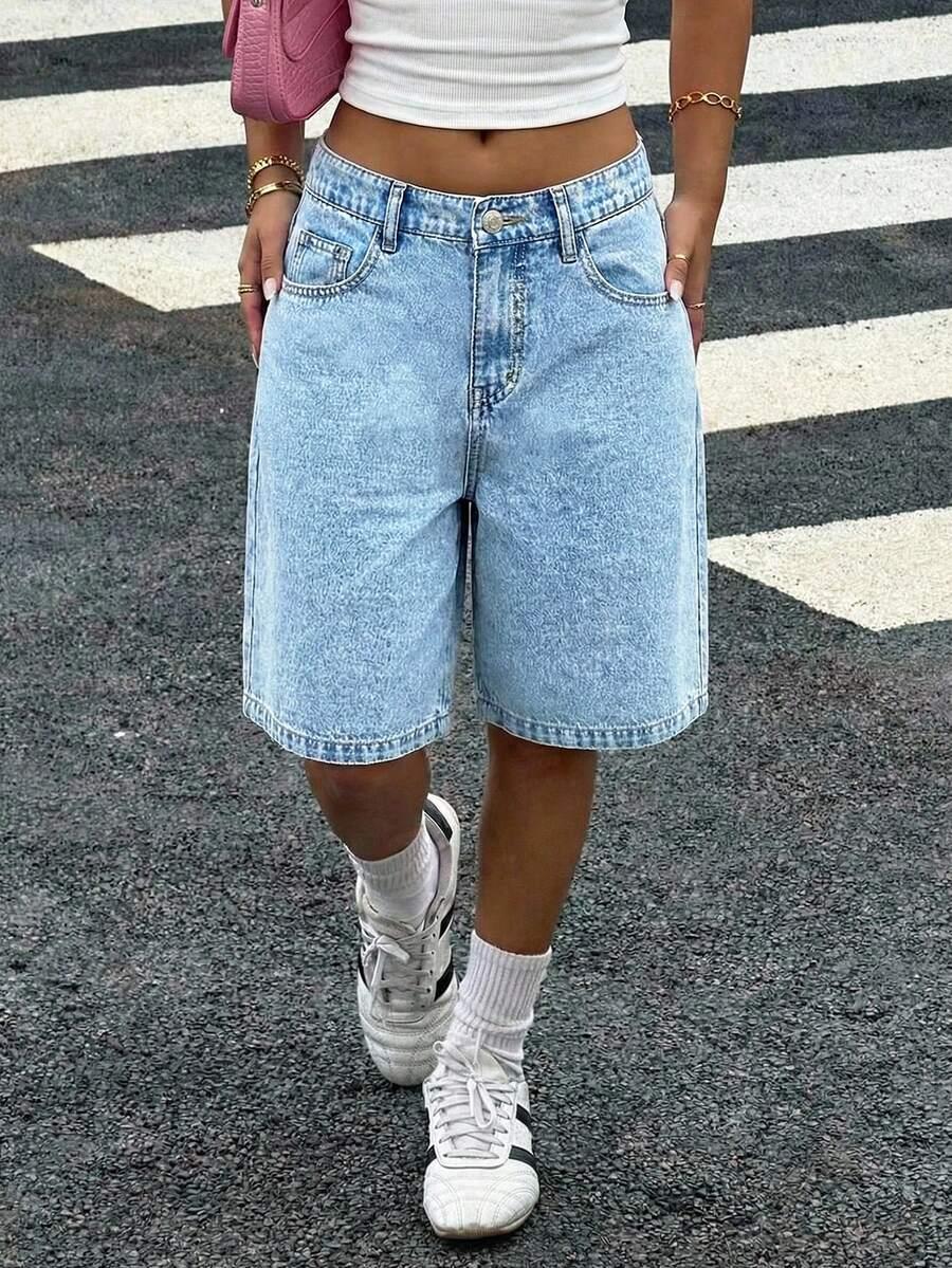 KRÓTKIE SPODENKI BERMUDY JEANS