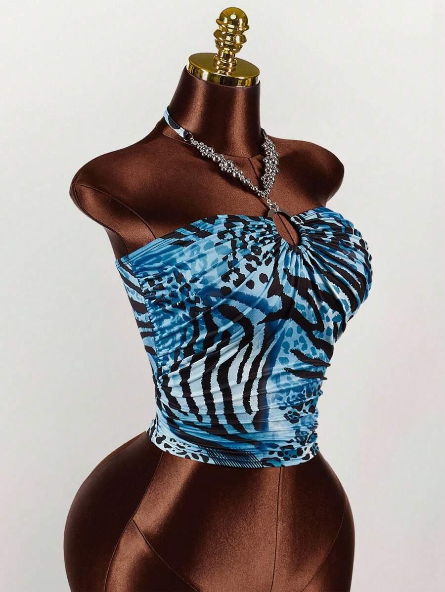 TOP ANIMAL PRINT