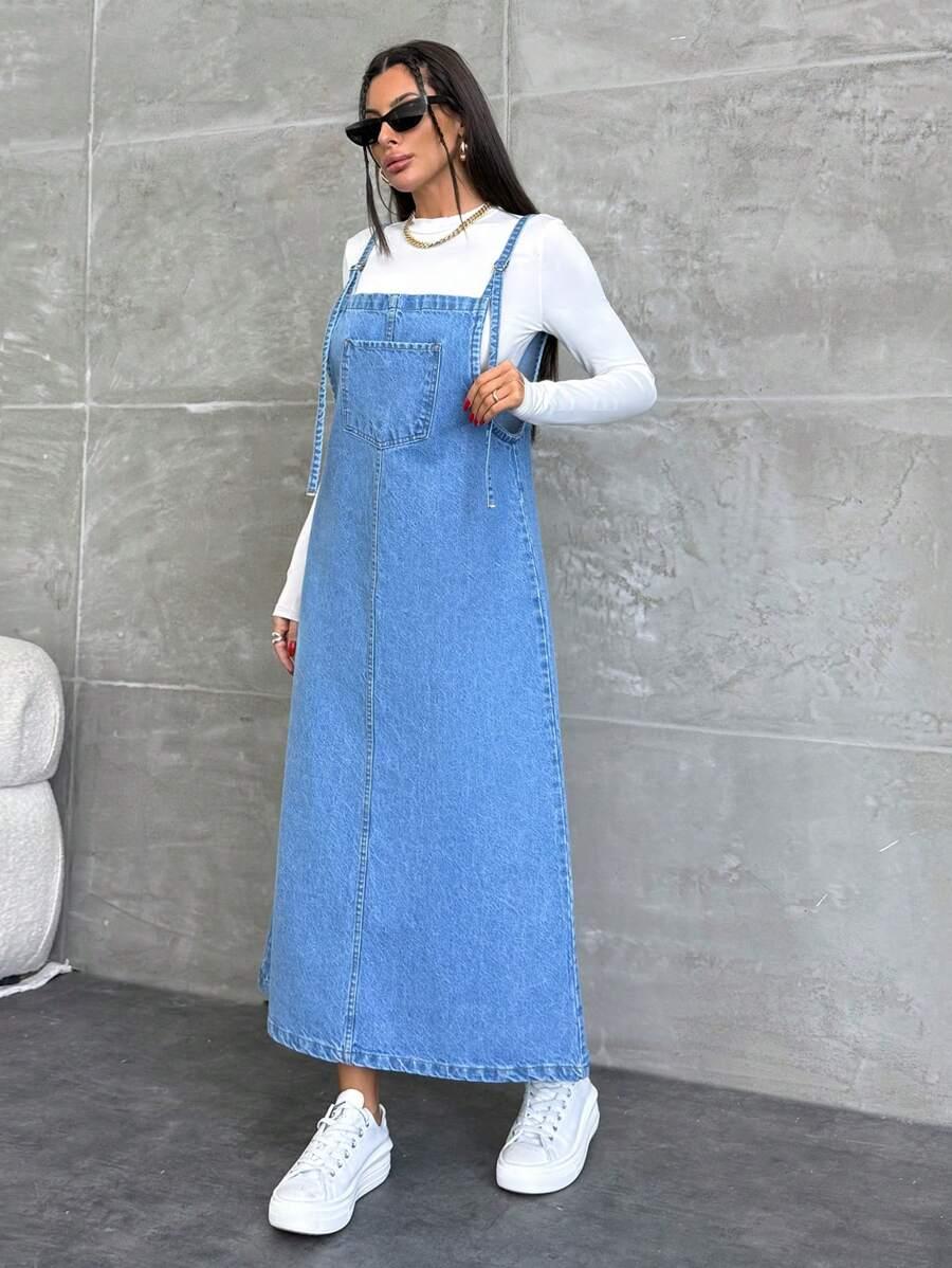 MAXI SUKIENKA  JEANSOWA