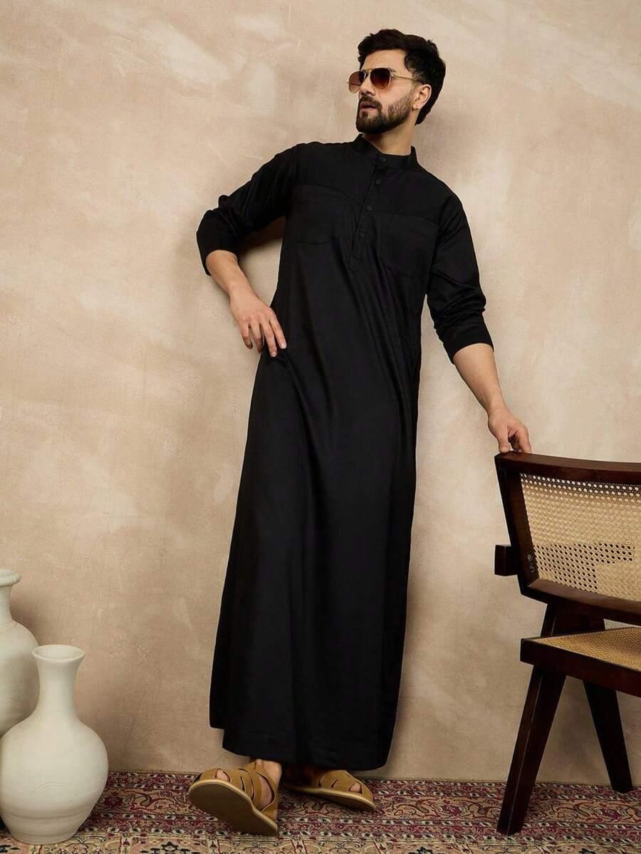 czarna szata arabska