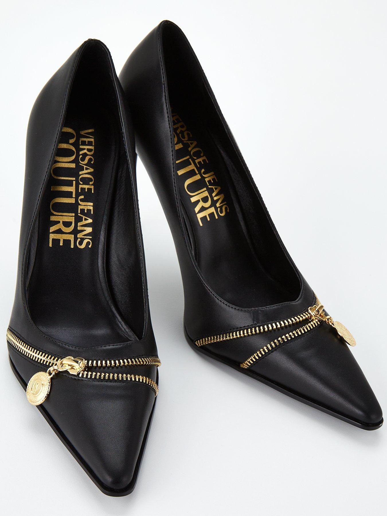 VERSACE JEANS COUTURE SZPILKI Z OZDOBNYM ZAMKIEM 77VA3S27