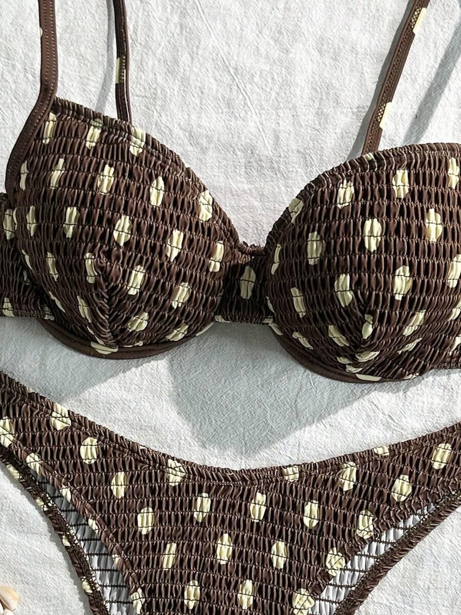 góra od bikini groszki