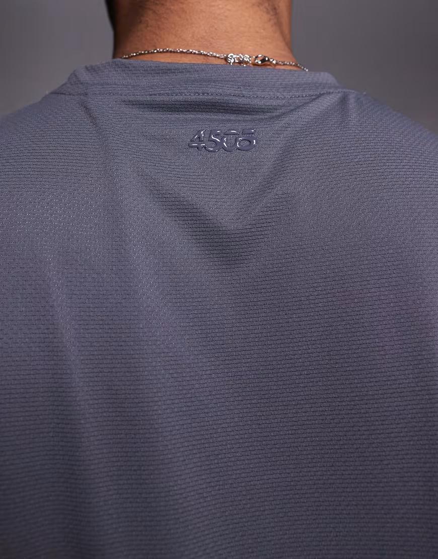 SZARY T-SHIRT BEZ RĘKAWÓW
