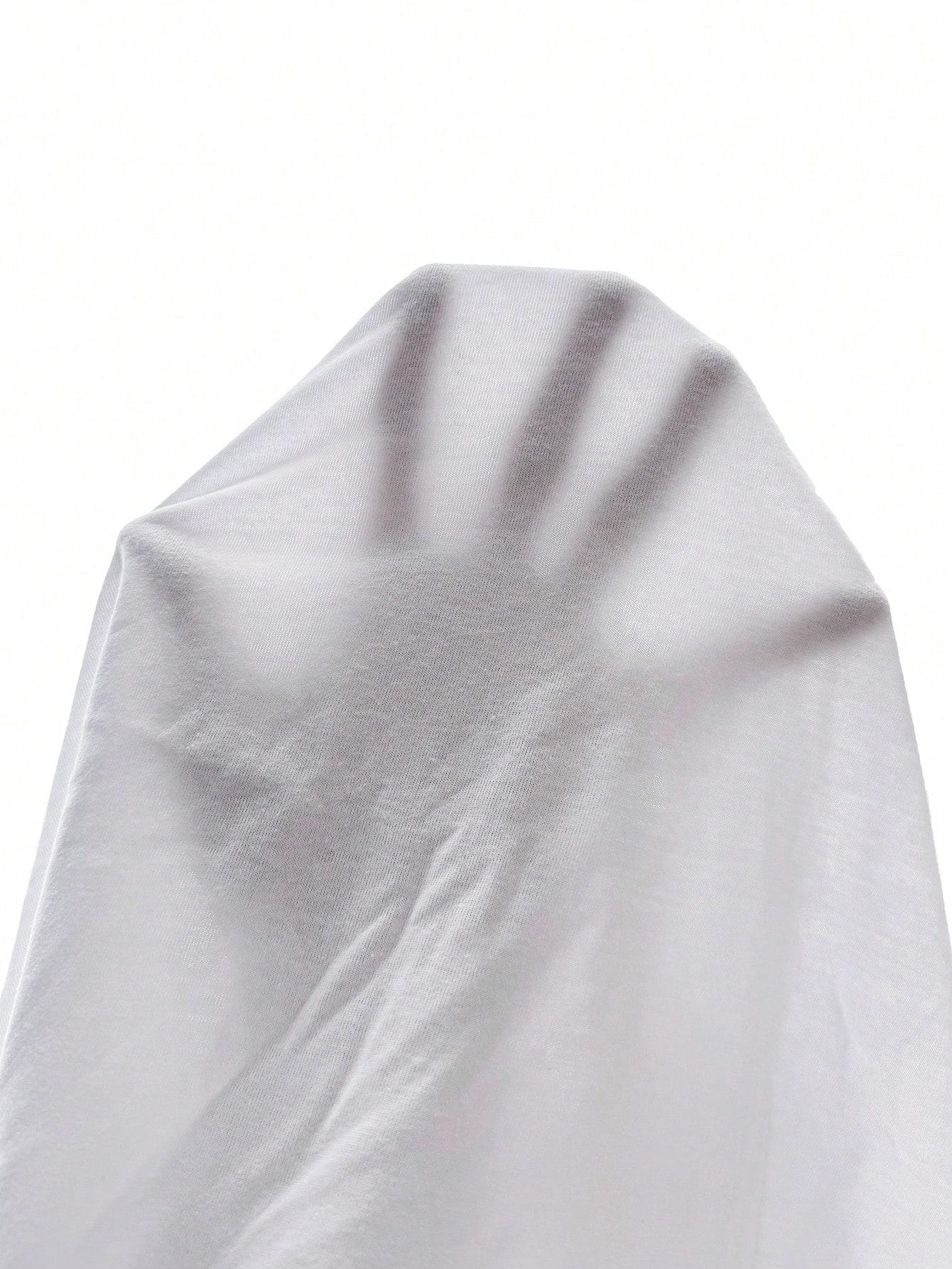 BIAŁY KLASYCZNY T-SHIRT BASIC