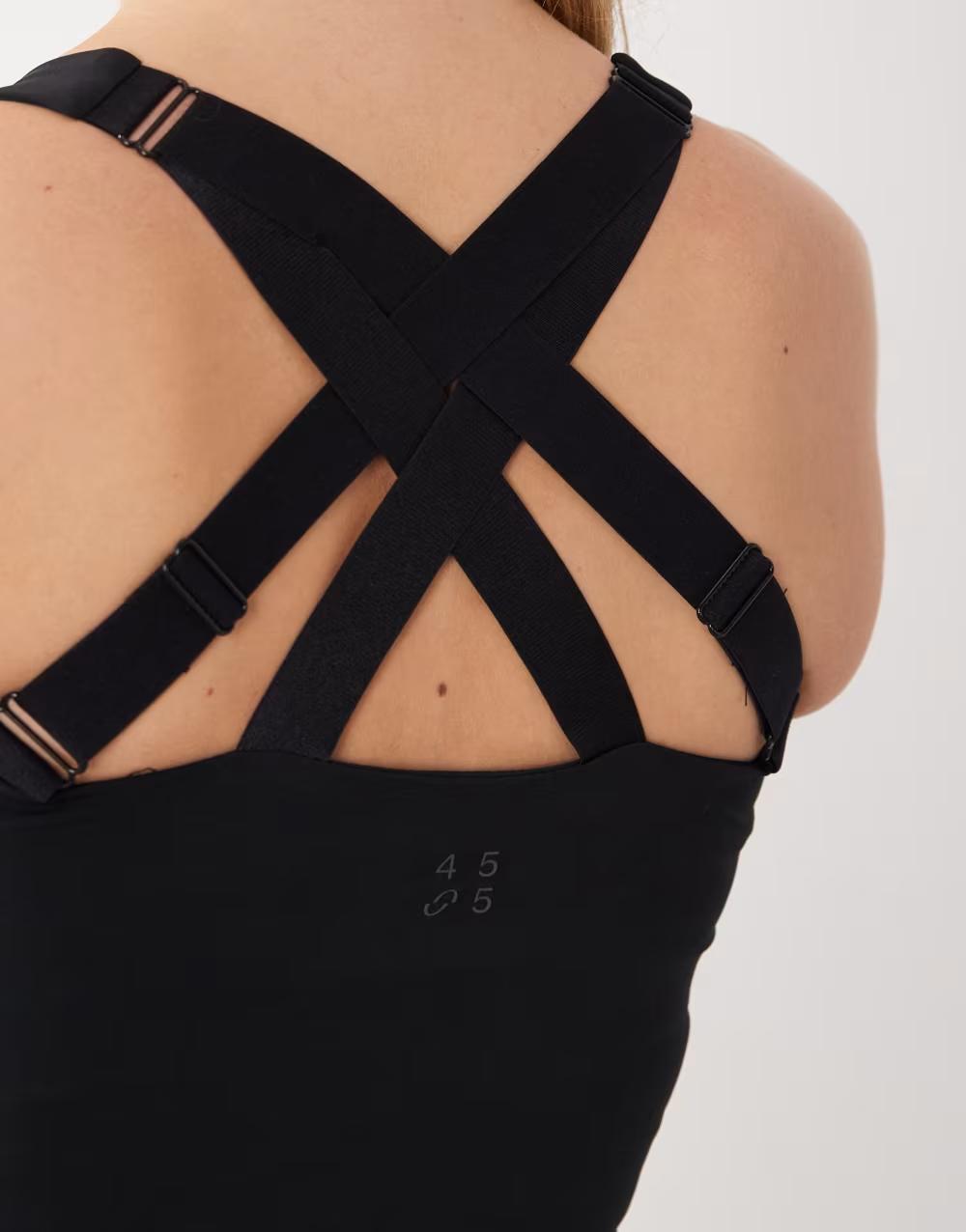 CZARNY SPORTOWY TOP