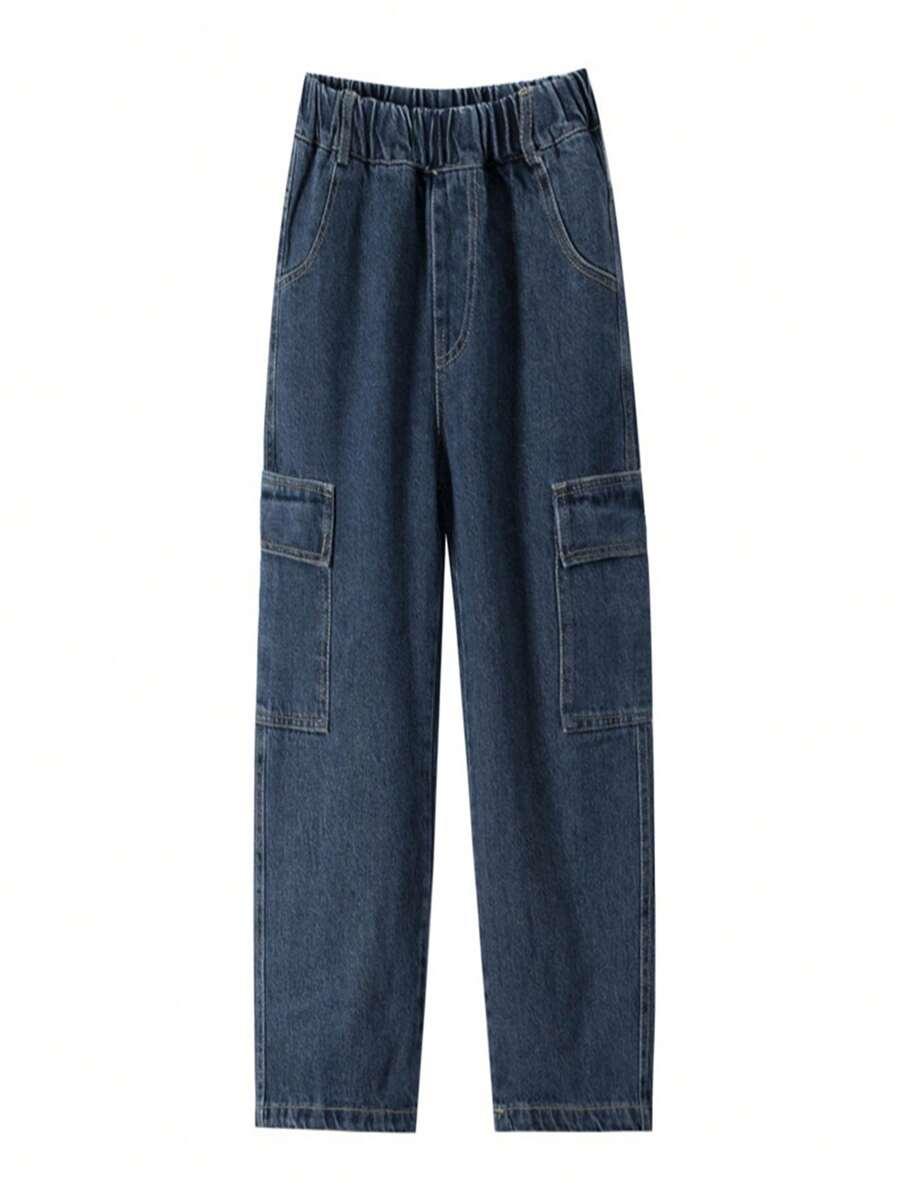 NIEBIESKIE SPODNIE JEANS