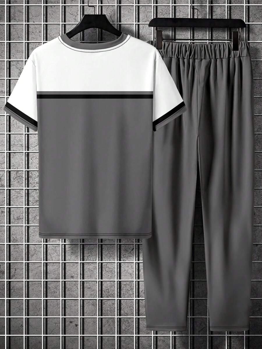komplet t-shirt spodnie