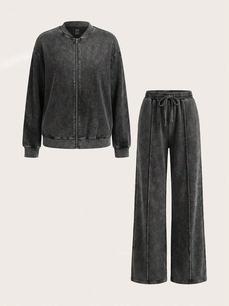 bluza spodnie dresowy komplet