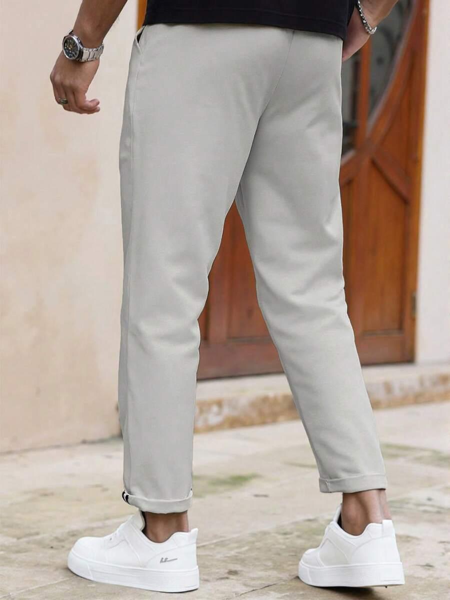 SZARE SPODNIE CASUAL