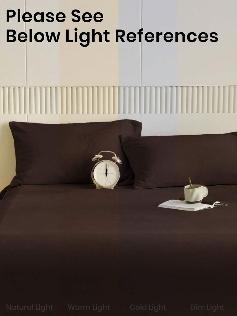 brązowa poszewka na poduszkę 2 pack