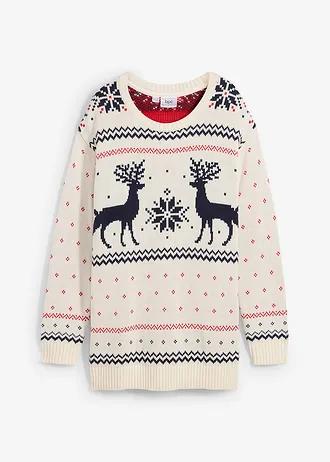 SWETER Z ZIMOWYM MOTYWEM
