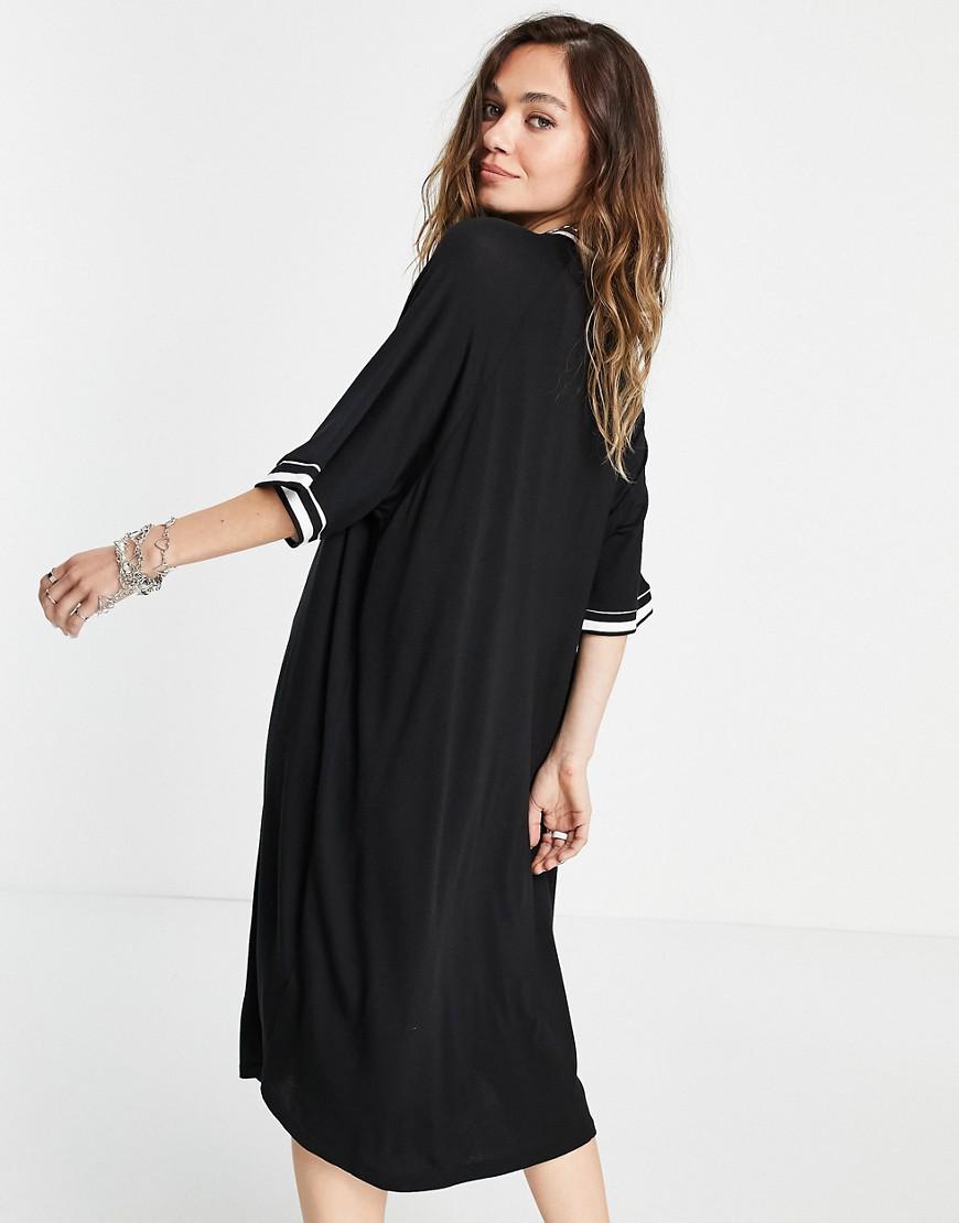 MIDI SUKIENKA OVERSIZE KONTRAST