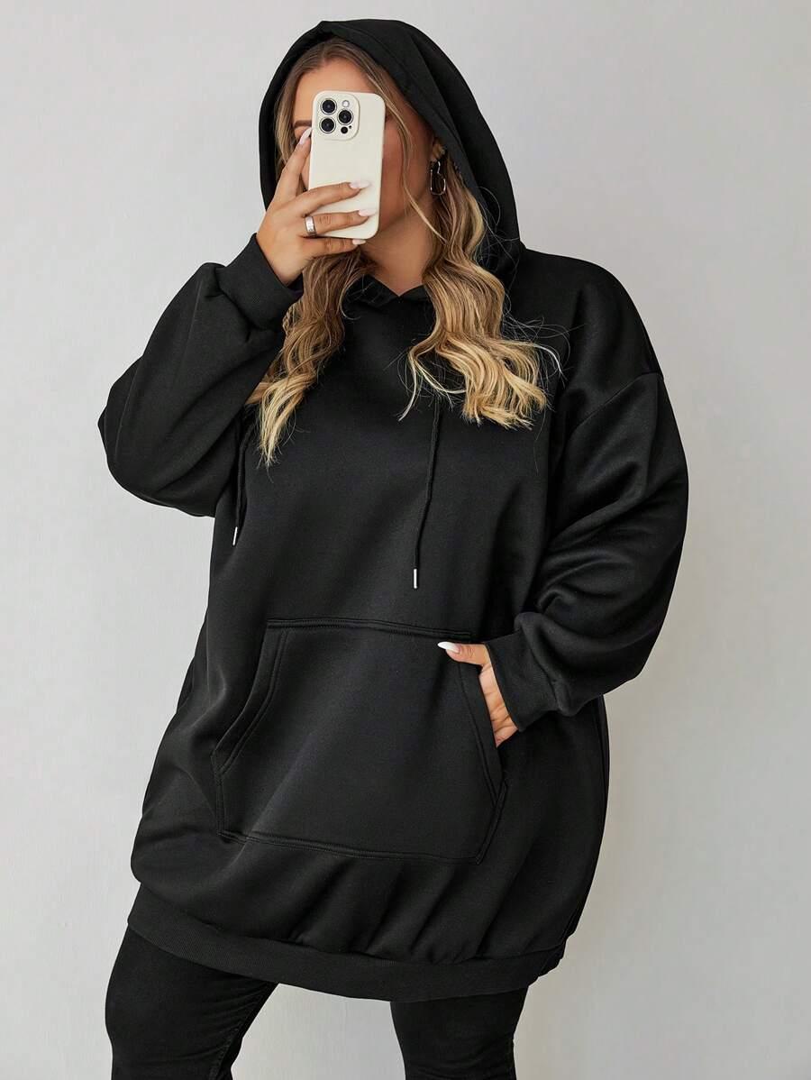 CZARNA BLUZA KAPTUR
