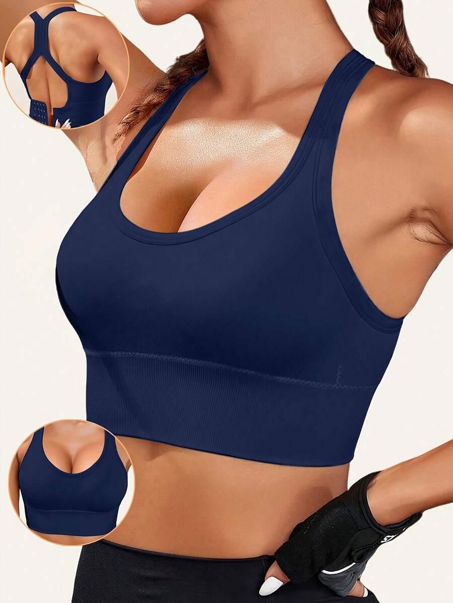 granatowy top sportowy 