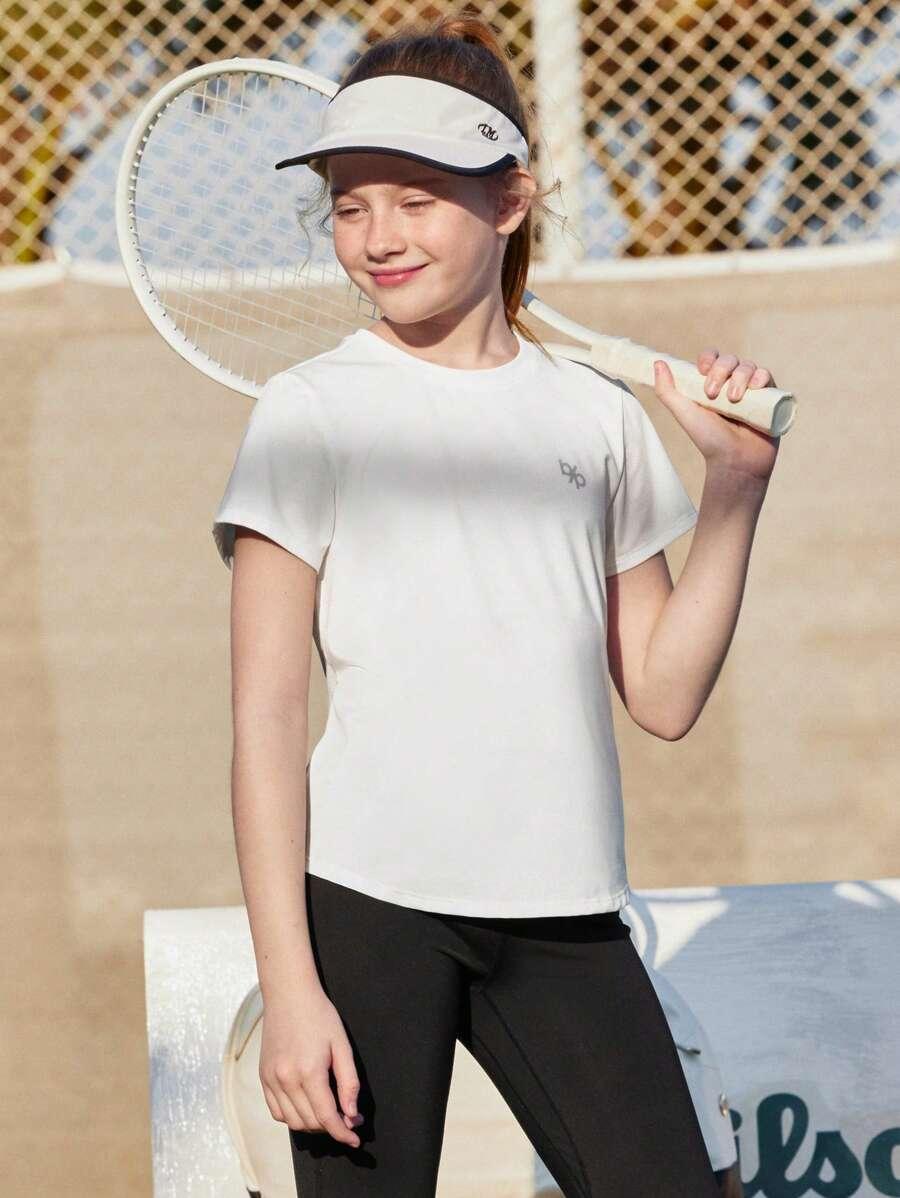 BIAŁY SPORTOWY T-SHIRT