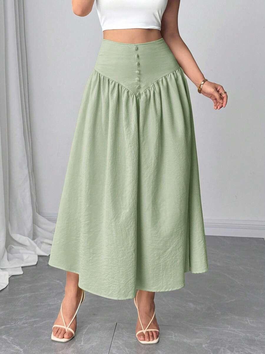 SPÓDNICA MAXI ROZKLOSZOWANA