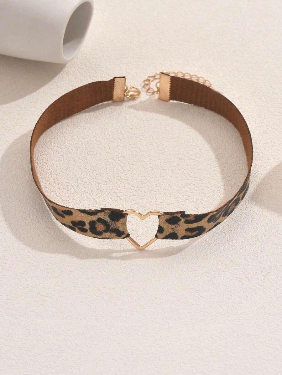 choker animal print 