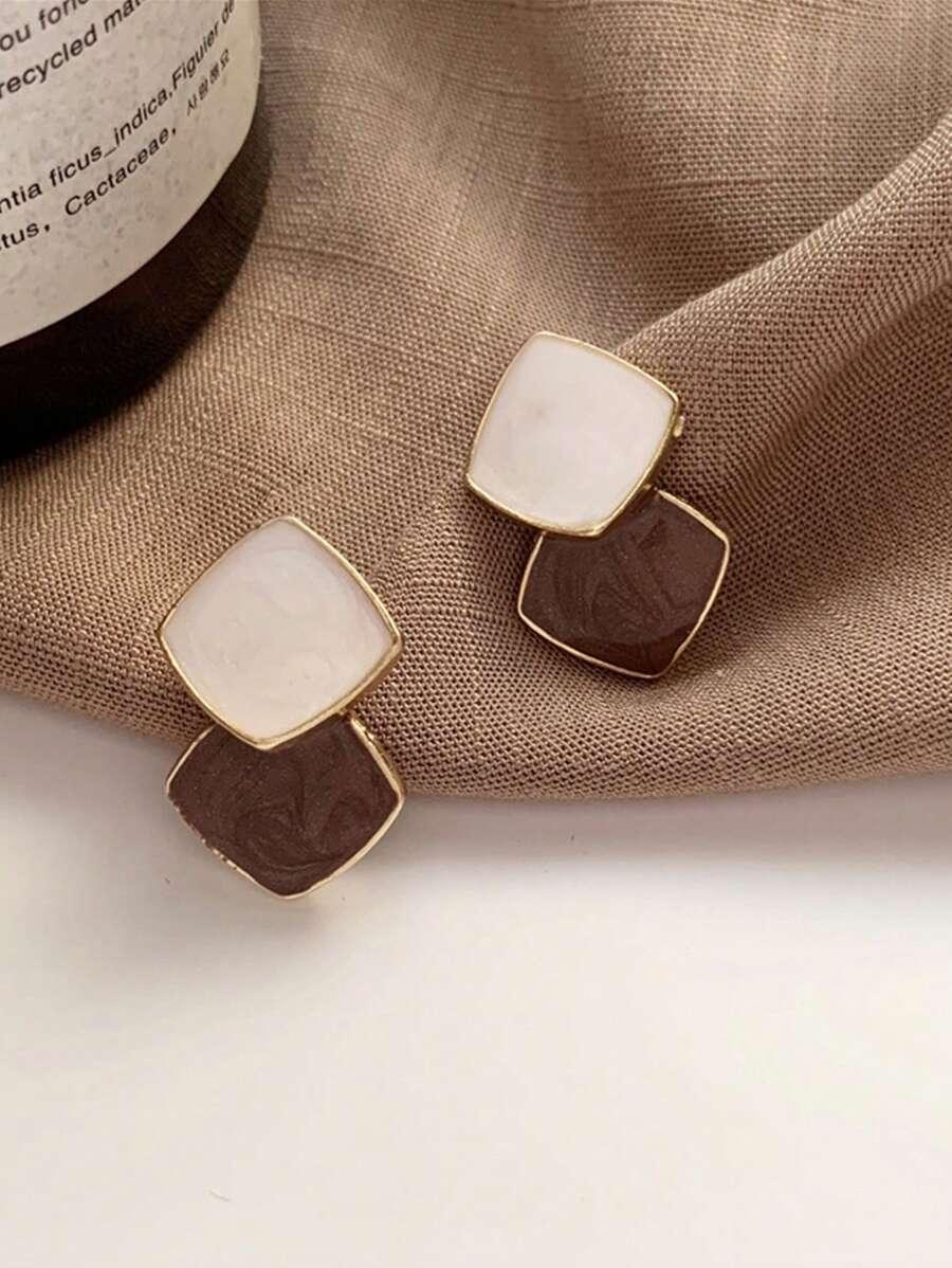 kolczyki kwadraty 2-pack