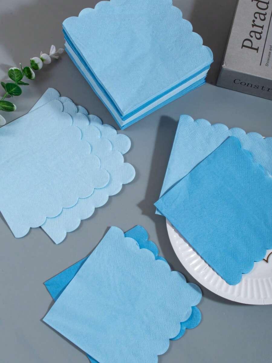 niebieskie serwetki 100-pack