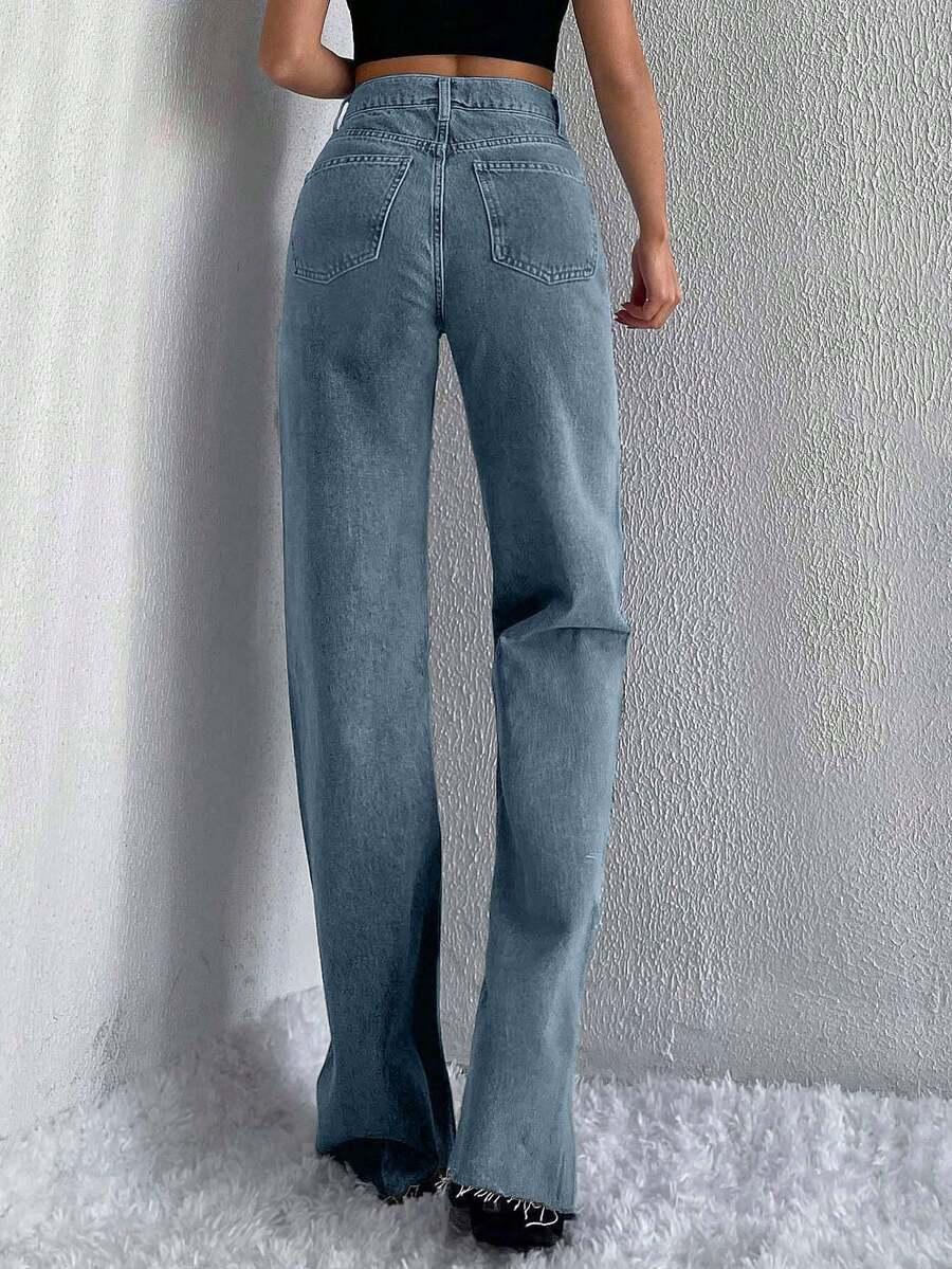 NIEBIESKIE SPODNIE JEANS