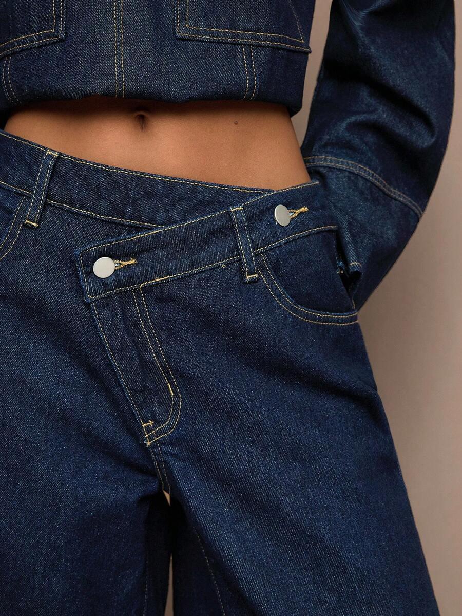 NIEBIESKIE SPODNIE JEANS