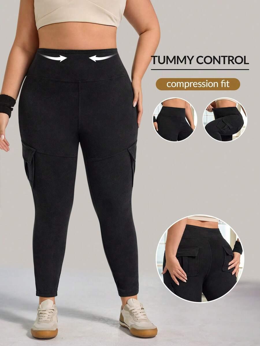 LEGGINSY DAMSKIE CZARNE