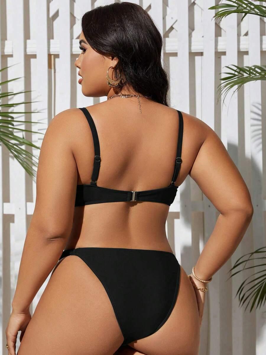 czarny dół od bikini