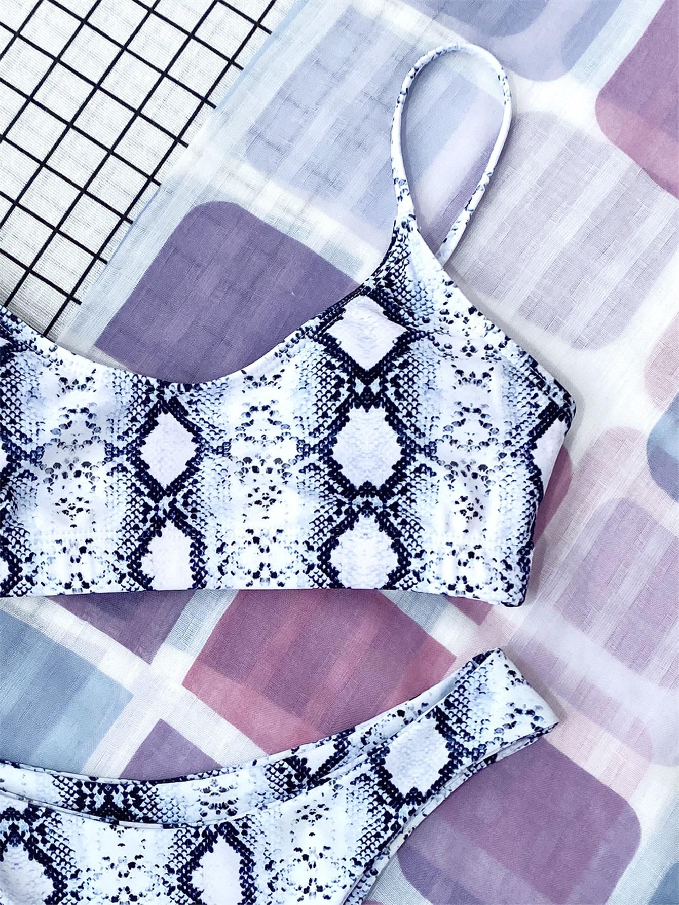 DÓŁ OD BIKINI PRINT SKÓRA WĘŻA