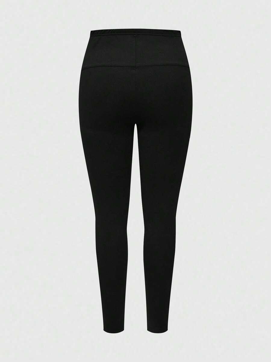 CZARNE LEGGINSY SIATECZKA