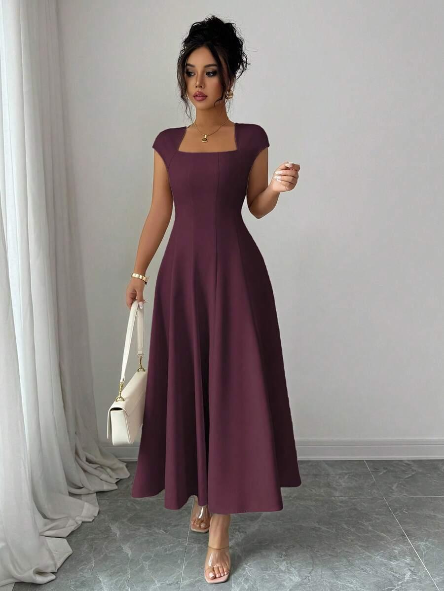 CZERWONA SUKIENKA MAXI