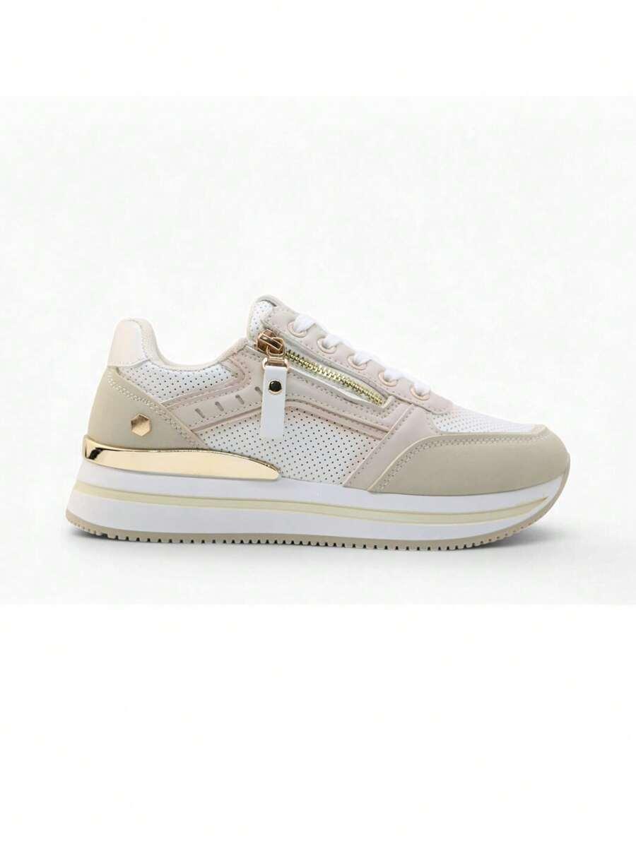 beżowe buty sportowe