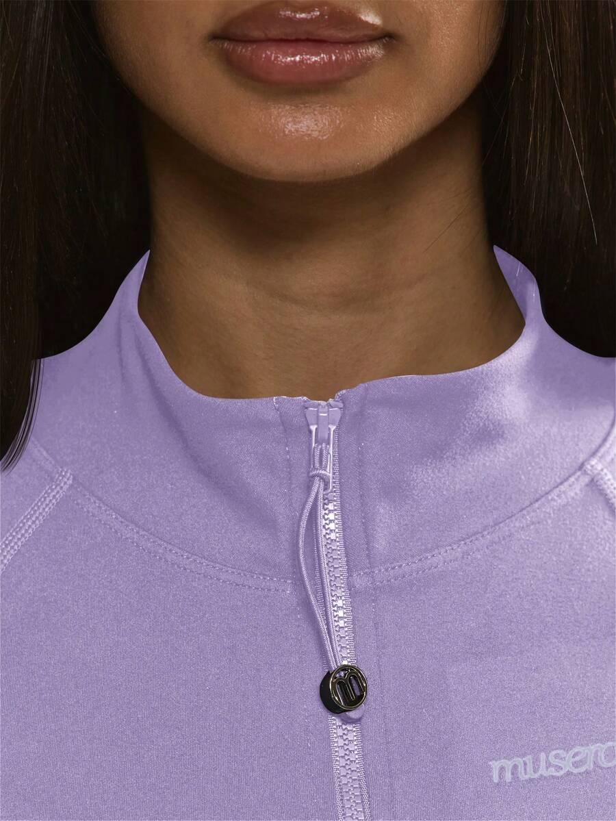 fioletowa bluza zamek