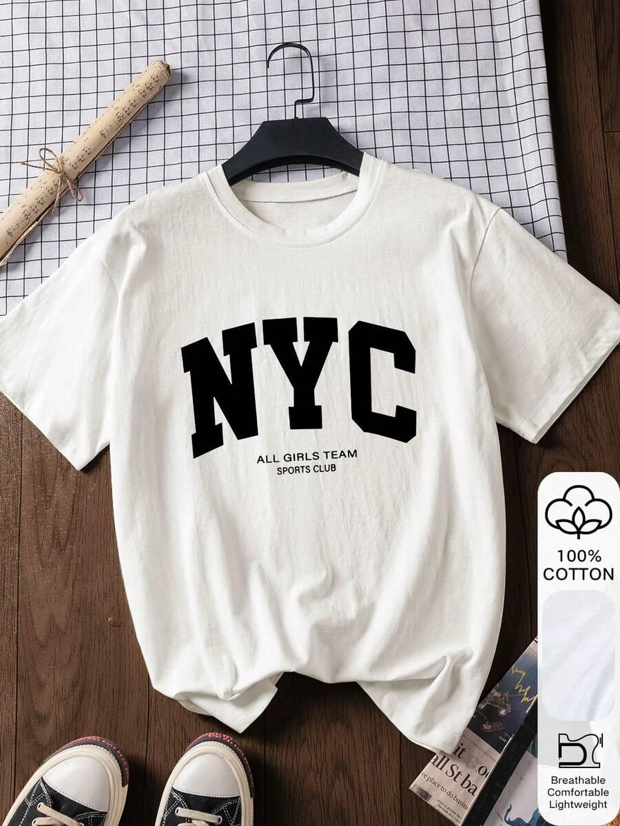T-SHIRT Z NADRUKIEM