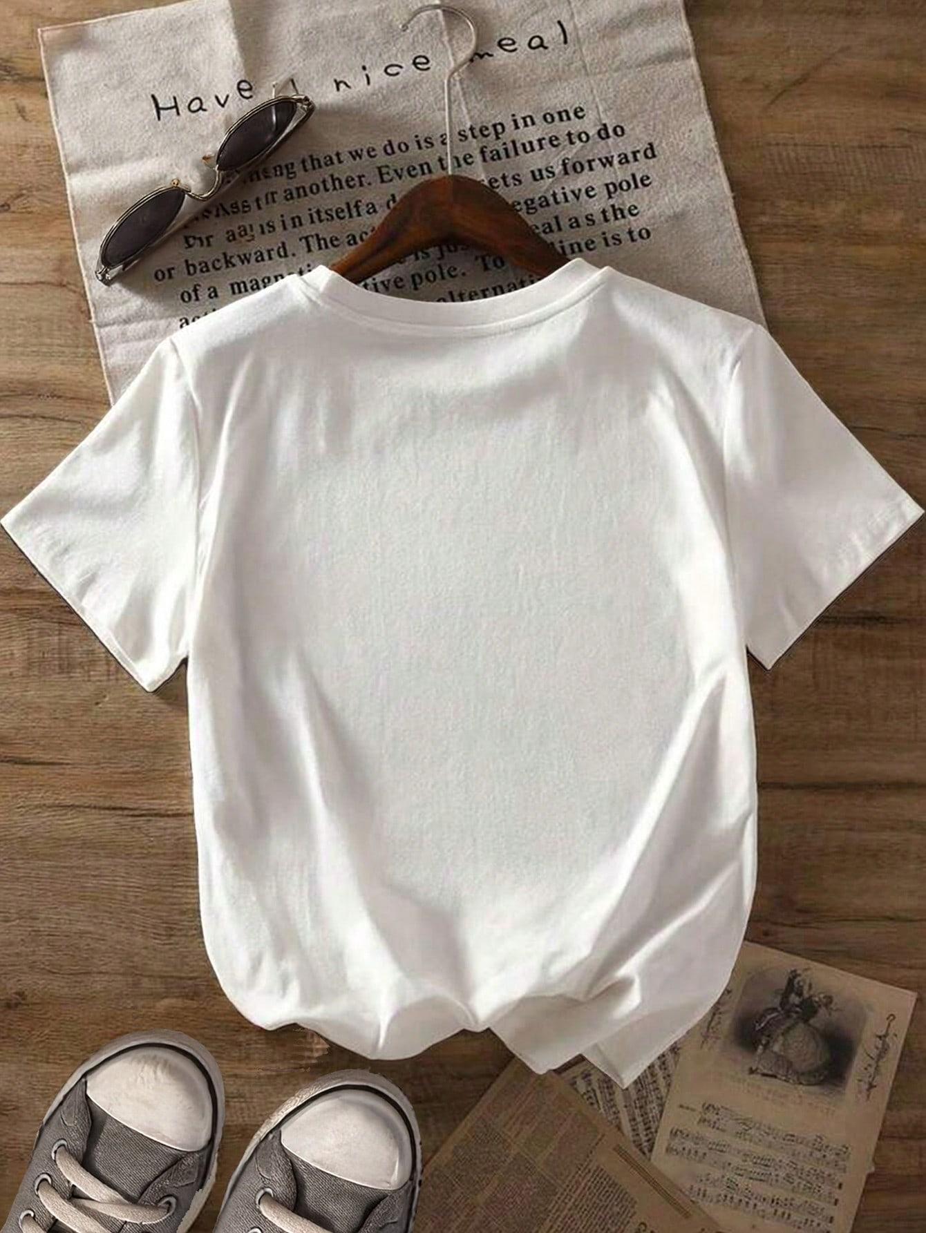 T-SHIRT DAMSKI Z NADRUKIEM