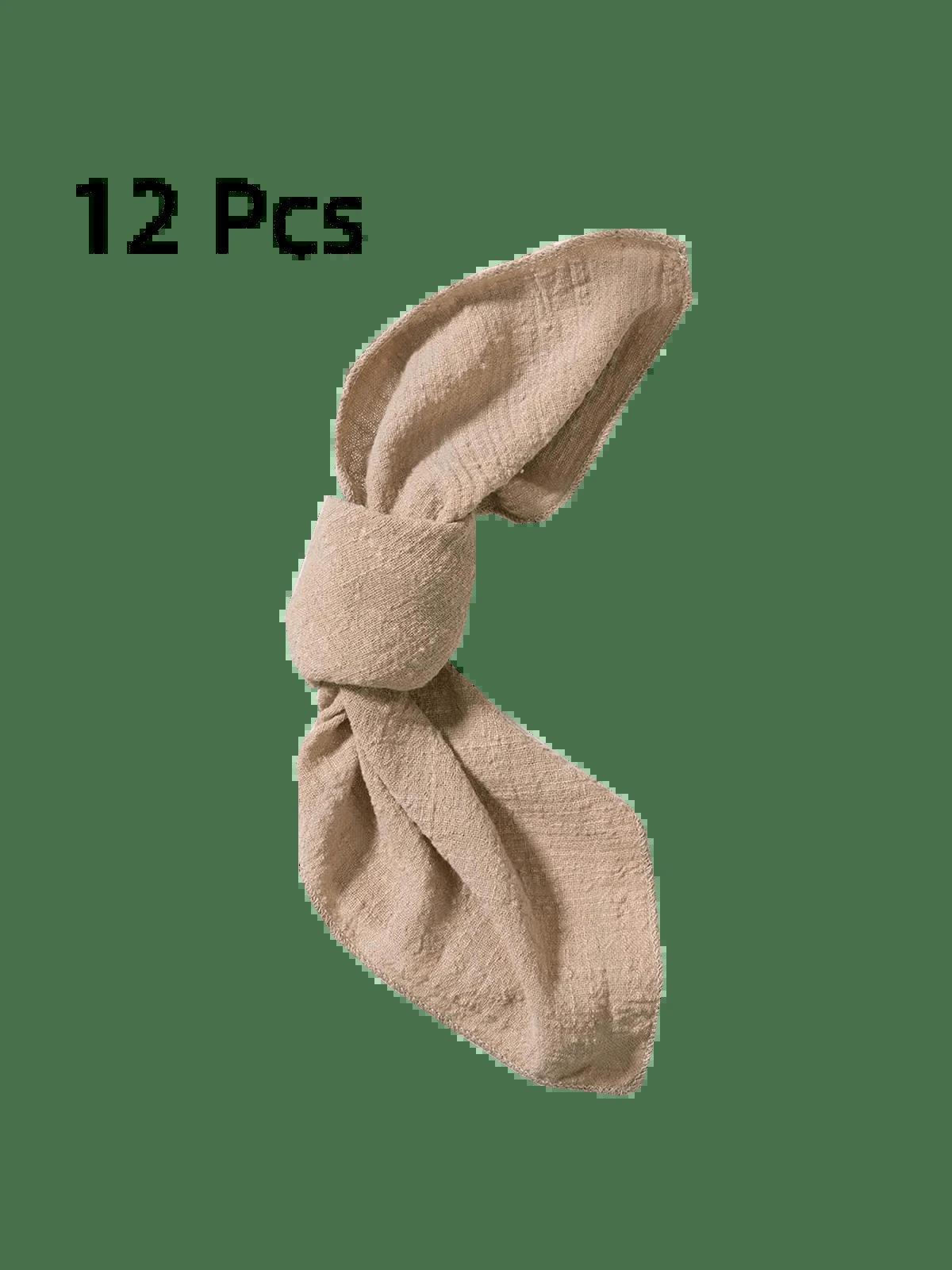 brązowe SERWETKI STOŁOWE 6-pack