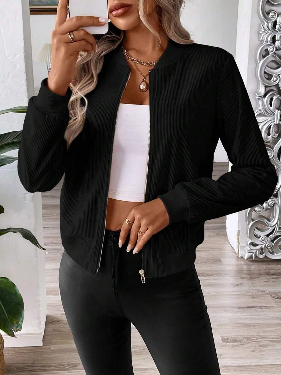 czarna bluza zamek 