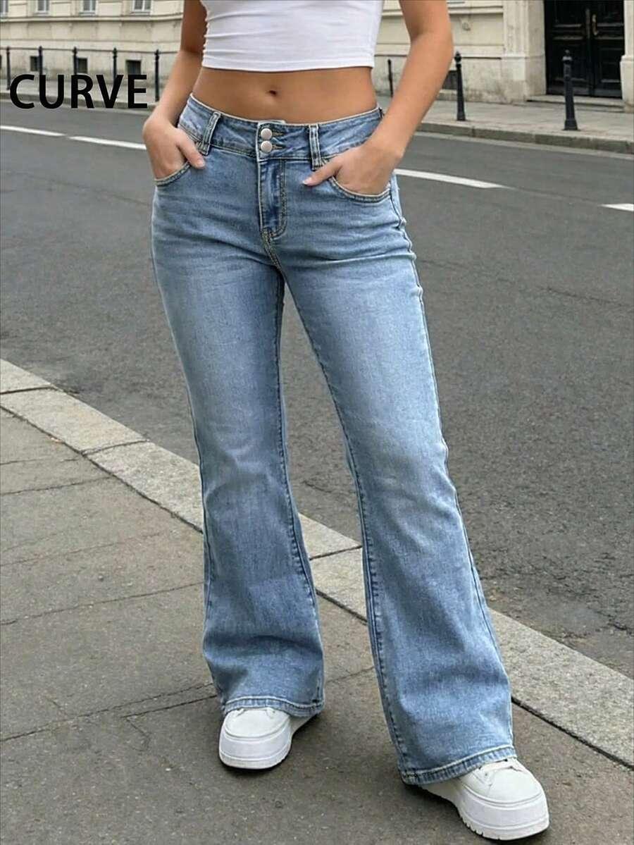 NIEBIESKIE SPODNIE JEANS