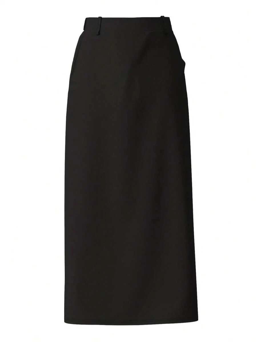 CZARNA MAXI SPÓDNICA