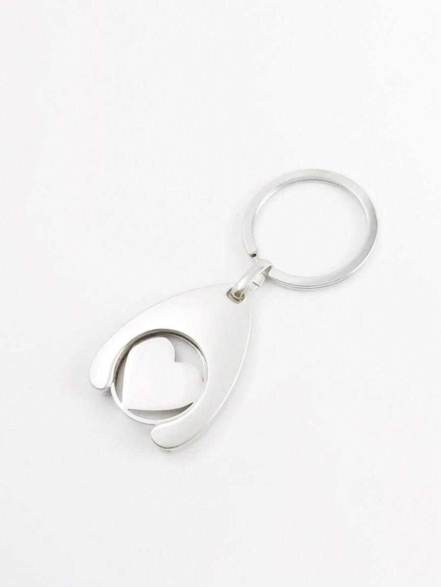 srebrny brelok serce