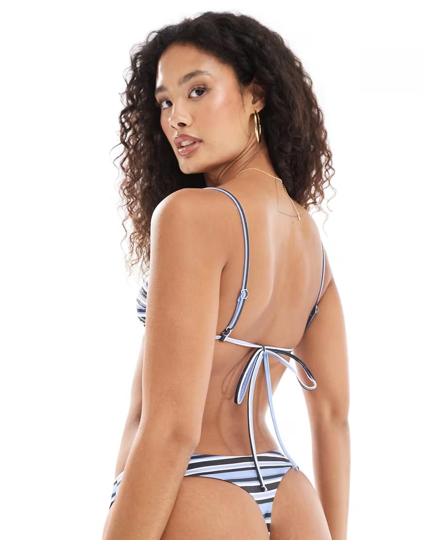 NIEBIESKI DÓŁ OD BIKINI PASKI