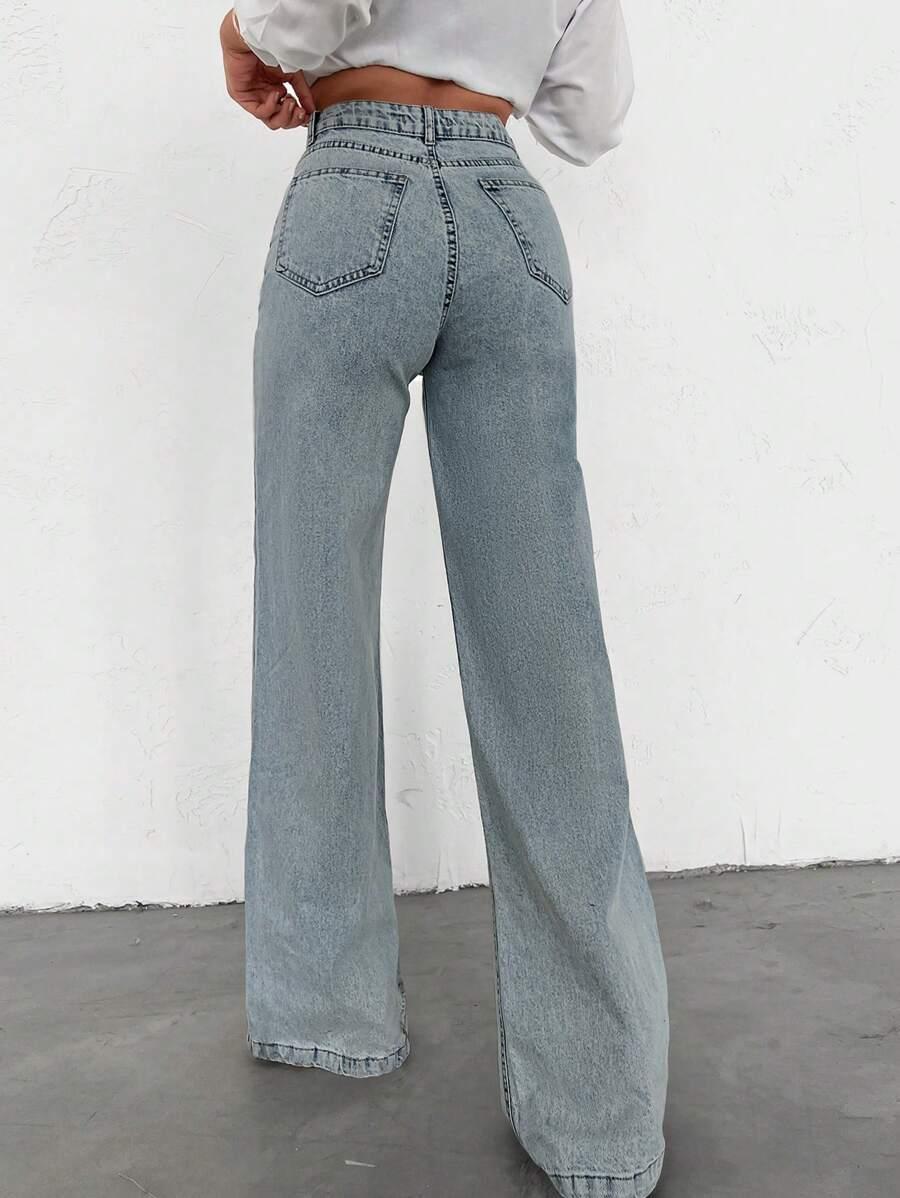 NIEBIESKIE SPODNIE JEANS