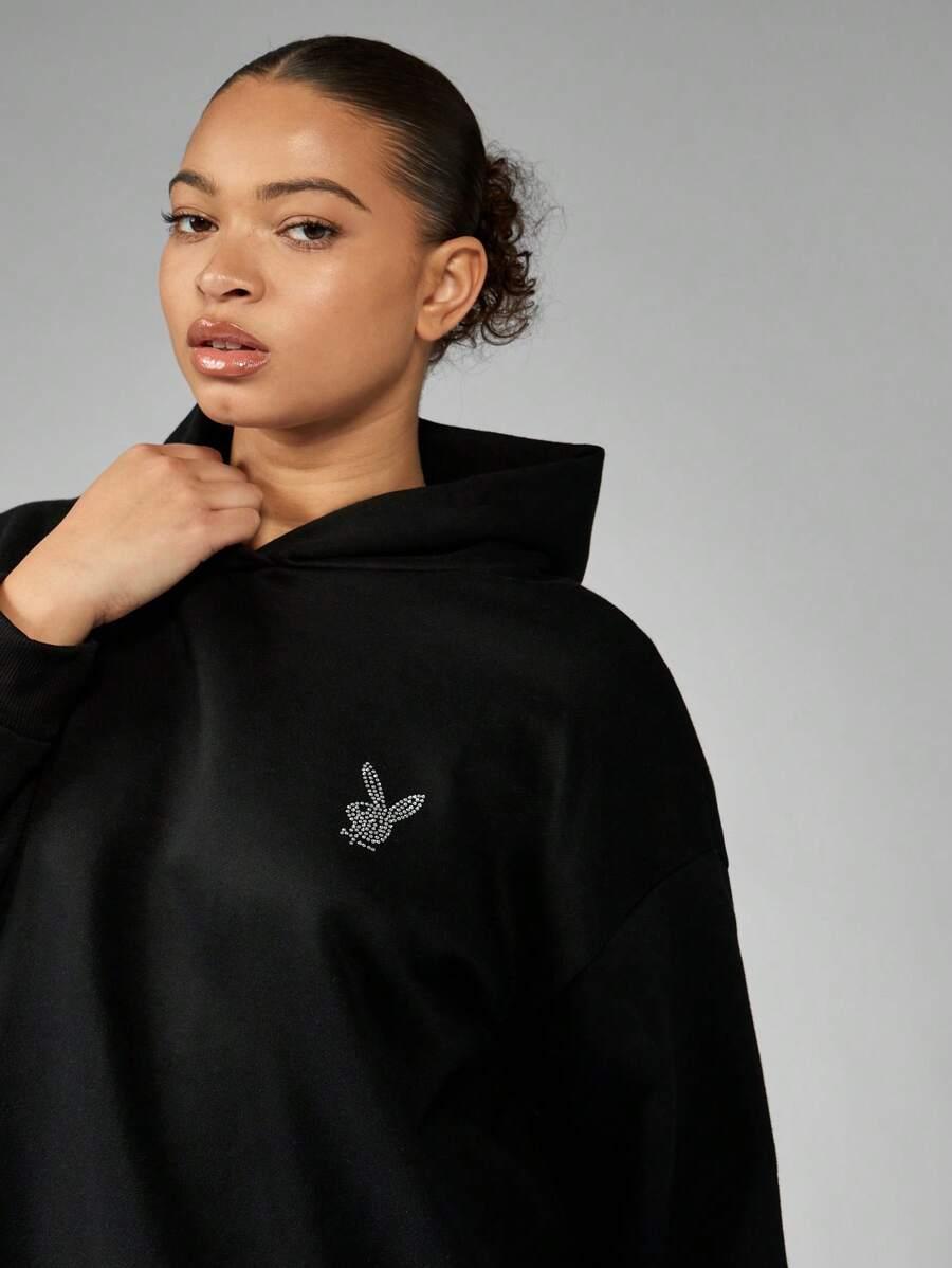 czarna bluza zdobienie 
