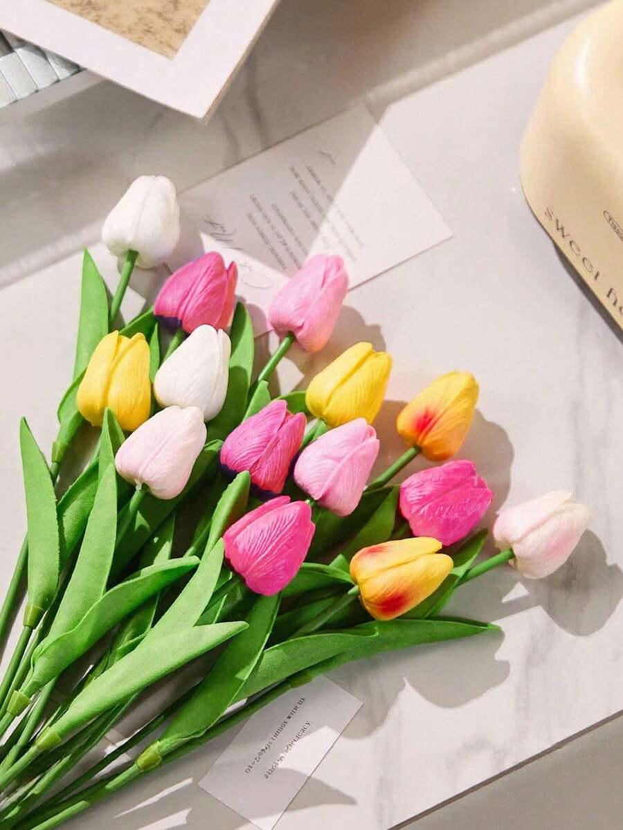 SZTUCZNE TULIPANY 7-SZT